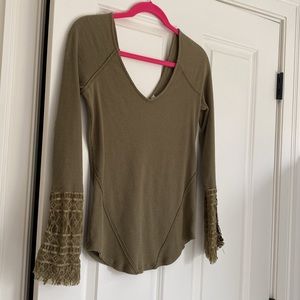 FREE PEOPLE Olive Thermal
